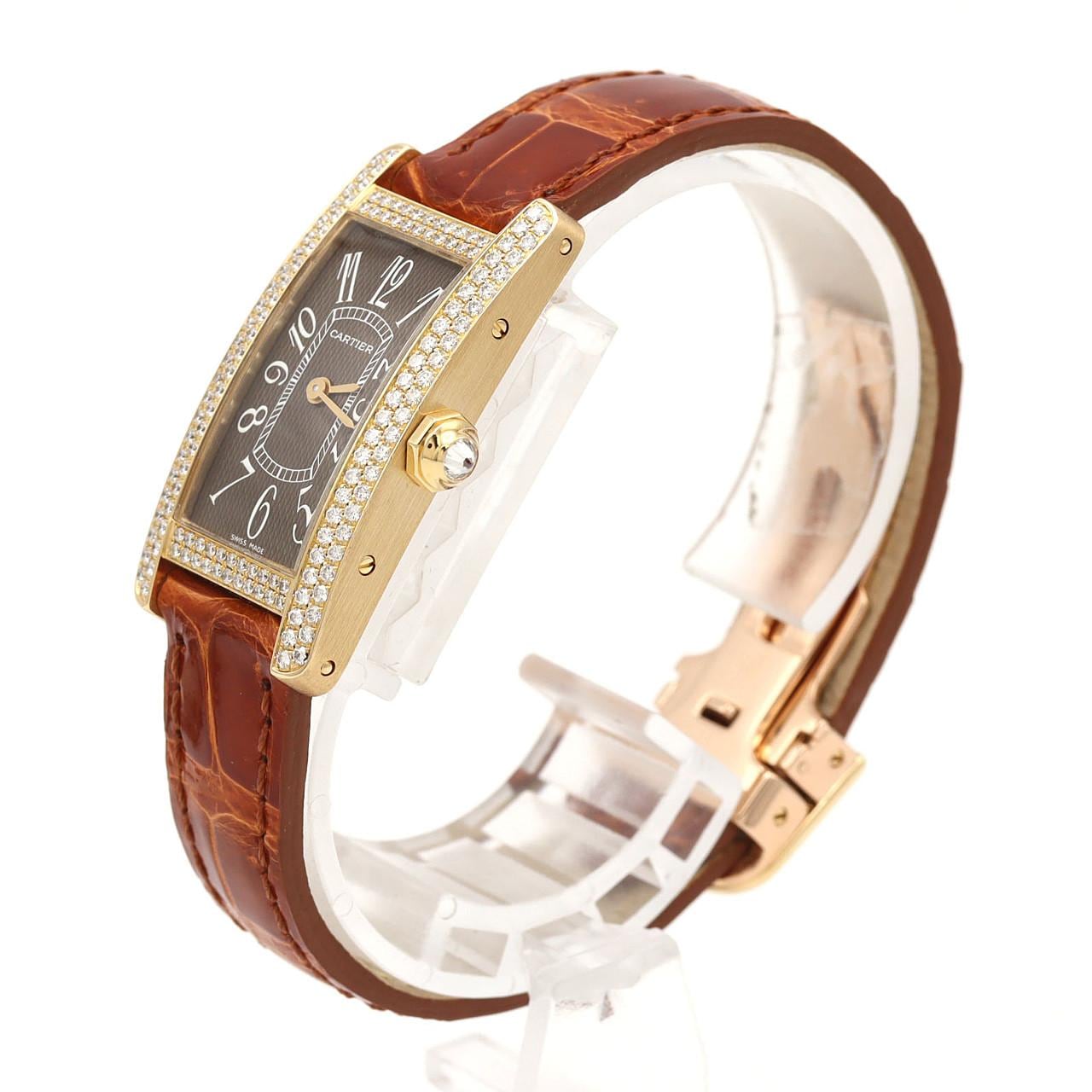 カルティエ タンクアメリカンSM YG/2D WB705631 YG クォーツ