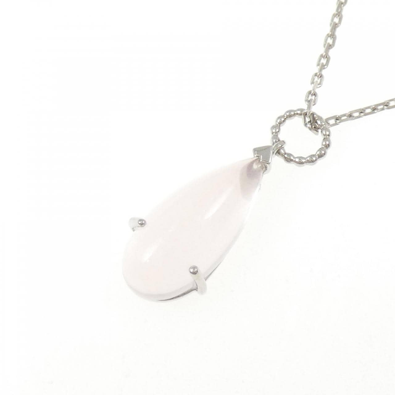 ジーエスティービー ローズクオーツ ネックレス 5.00CT