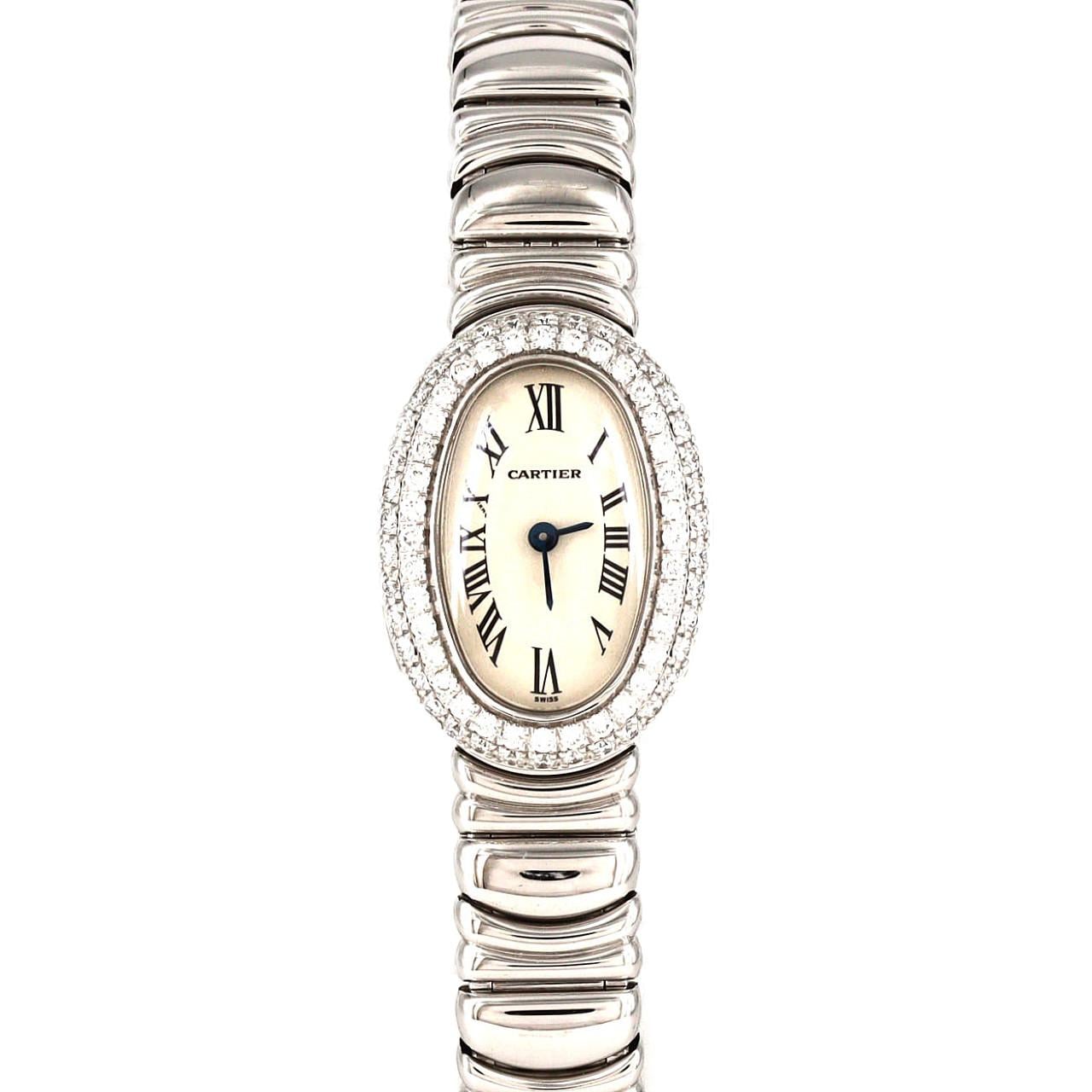 カルティエ ミニベニュワール WG/2D WB5095L2 WG クォーツ