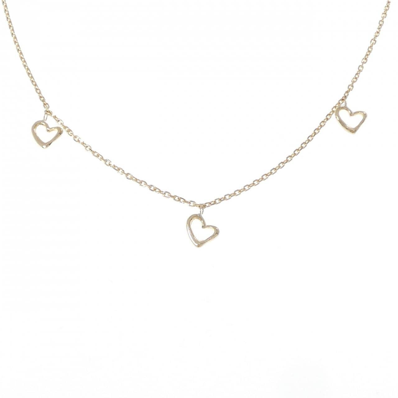 ギンザ タナカ ハート K18YG ネックレス