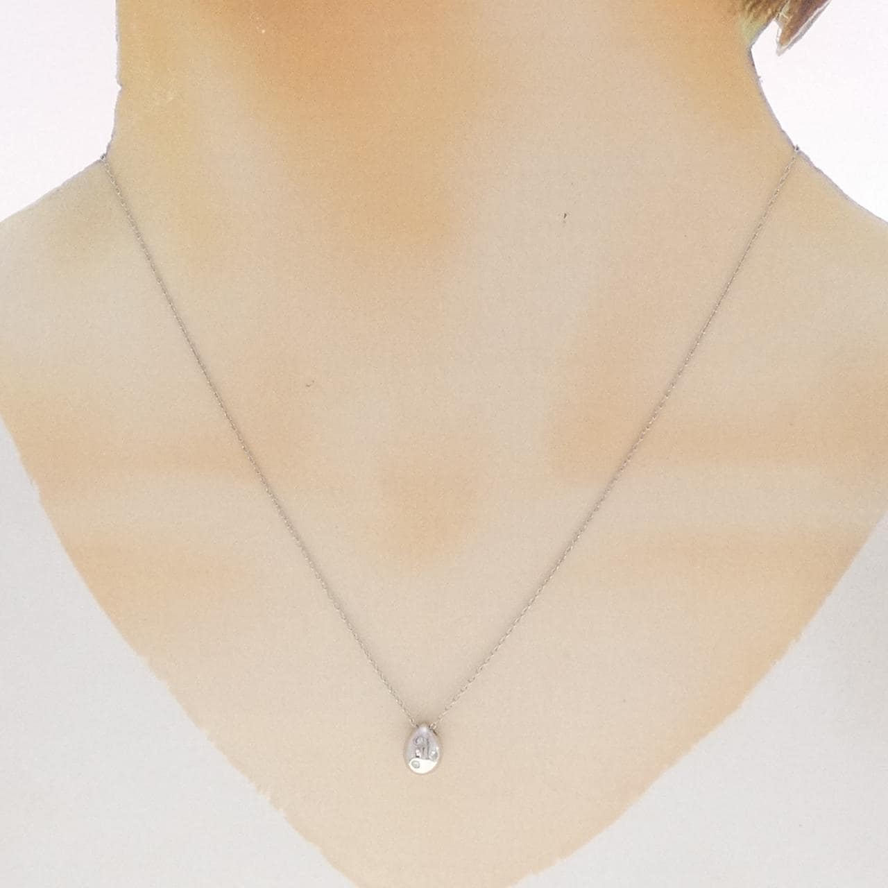 PT900/PT850 ダイヤモンド ネックレス 0.06CT