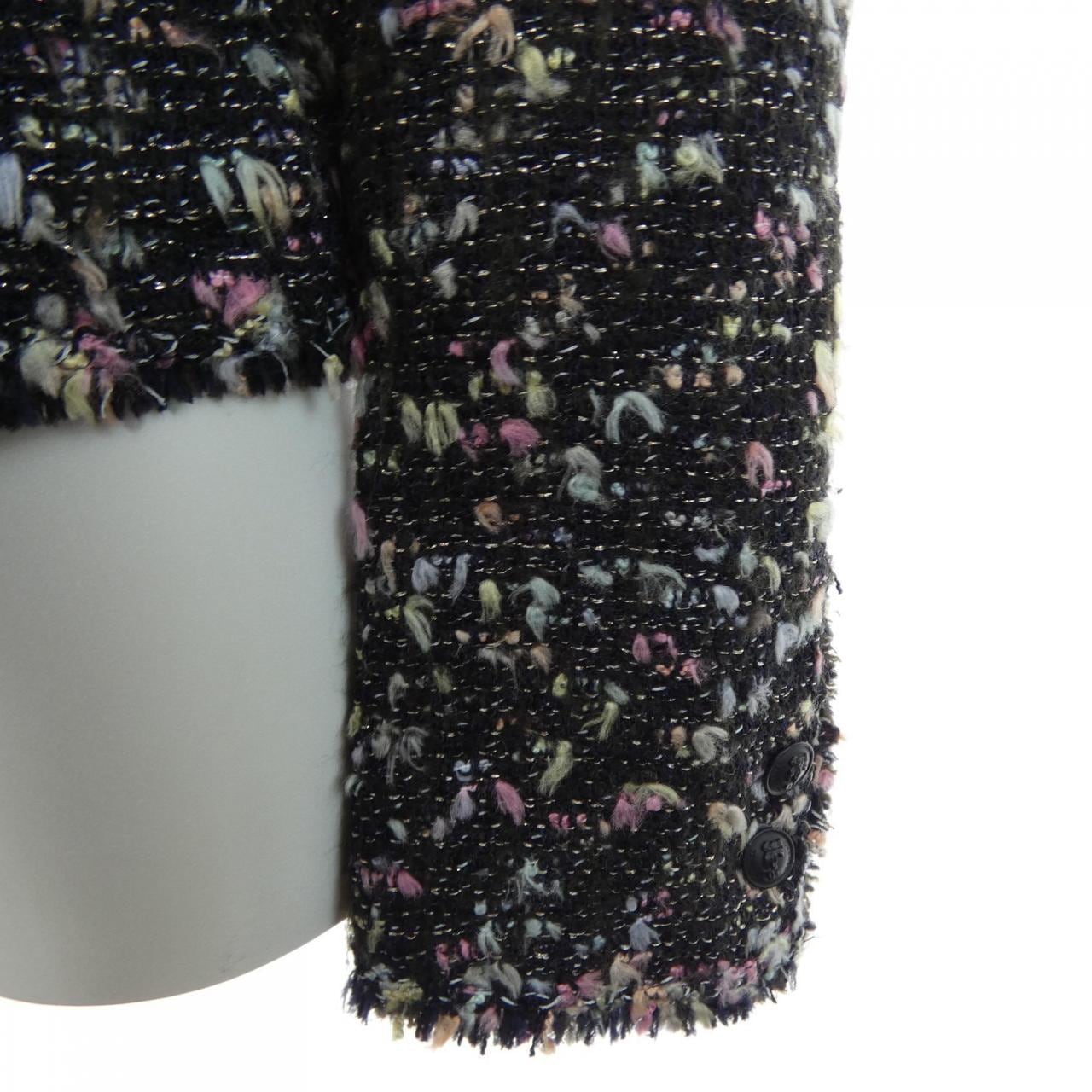 【ヴィンテージ】シャネル CHANEL P24792V15035 04A ノーカラージャケット