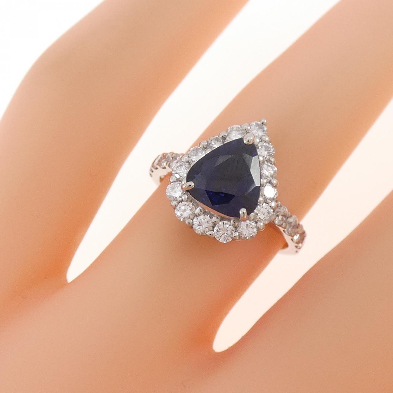 PT900 サファイヤ リング 1.46CT