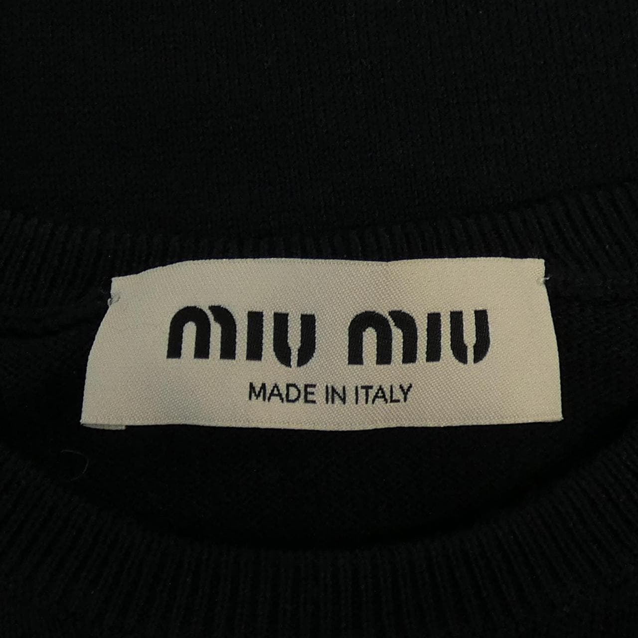 ミュウミュウ MIU MIU MIUMIUロゴ MMLA63 SOOO 16WJ ニット