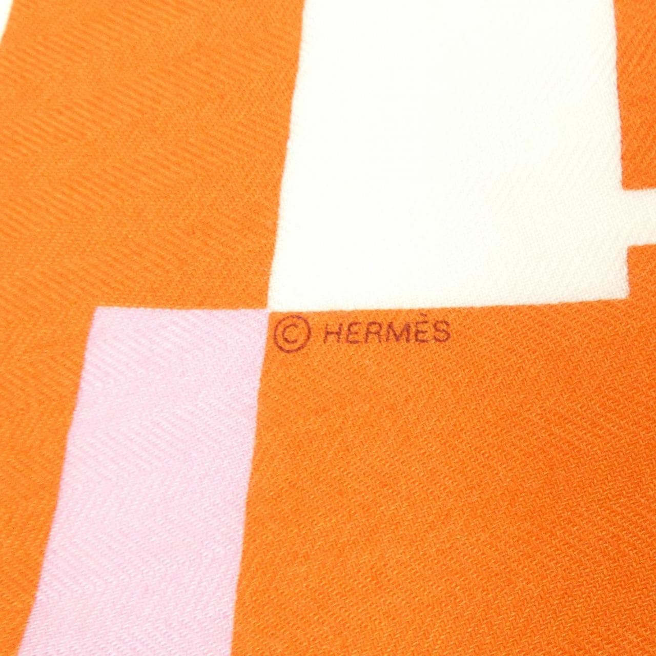 エルメス HERMES OP'H 242423S カレジェアン140 ショール