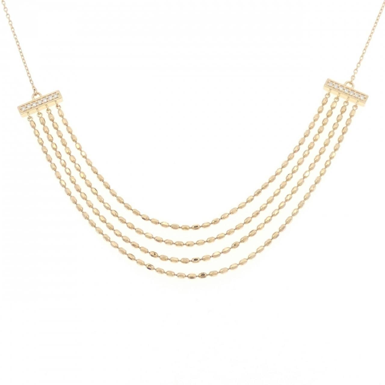 ギンザ タナカ ダイヤモンド ネックレス 0.10CT