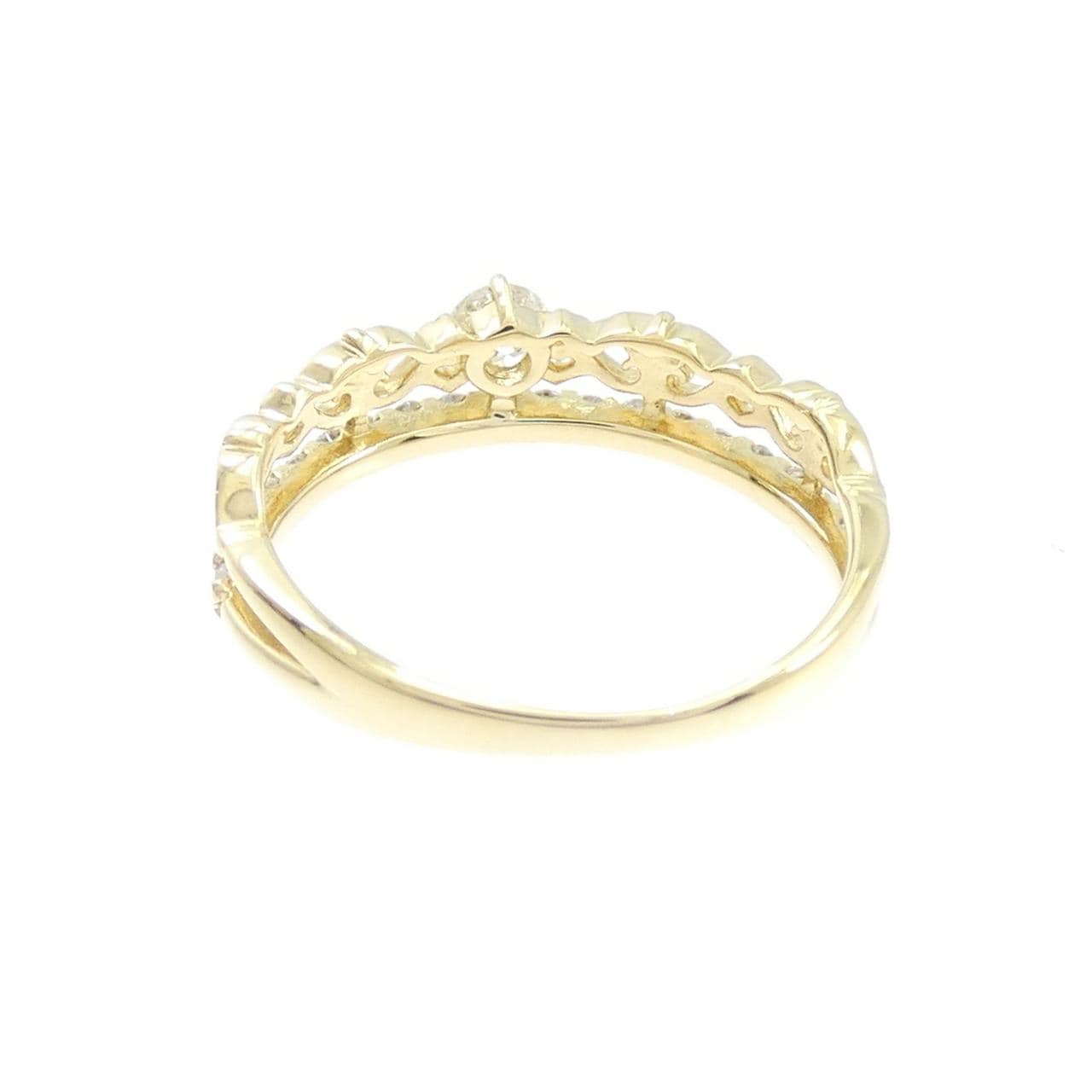 K18YG ダイヤモンド リング 0.08CT
