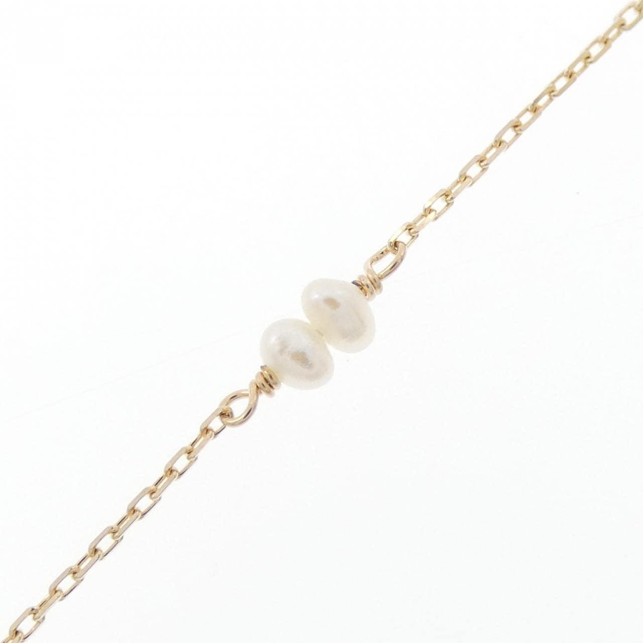 アガット 淡水パール ネックレス