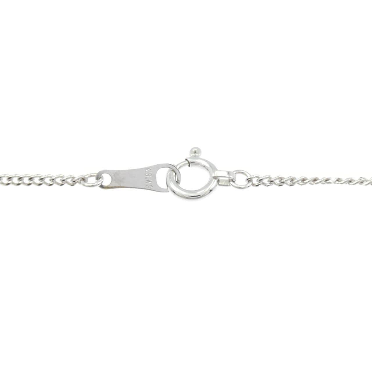 K18WG ダイヤモンド ネックレス 0.70CT