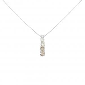 PT950/PT850 ダイヤモンド ネックレス 1.50CT