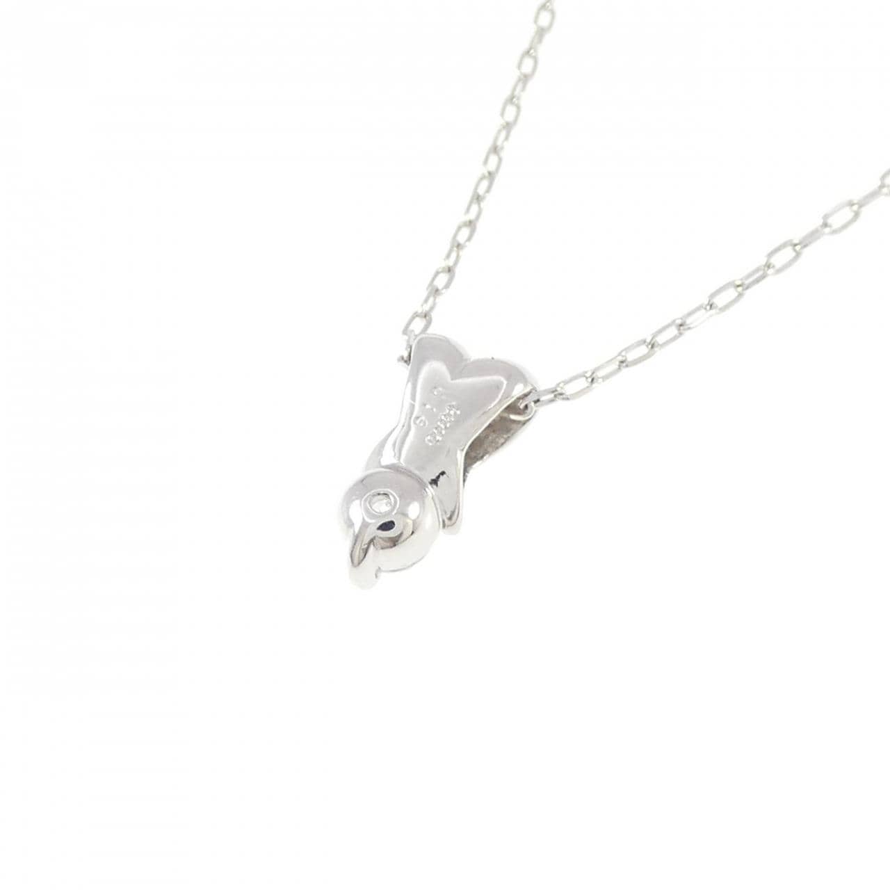 PT900/PT850 ダイヤモンド ネックレス 0.18CT