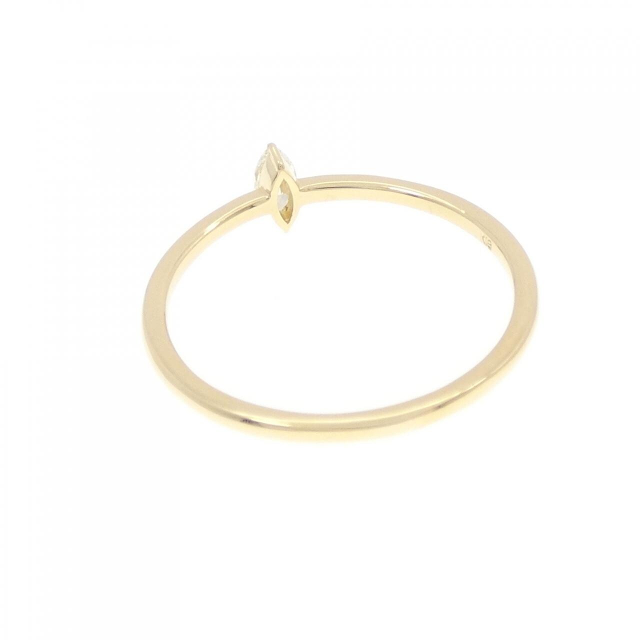 【新品】K18YG ダイヤモンド リング 0.10CT