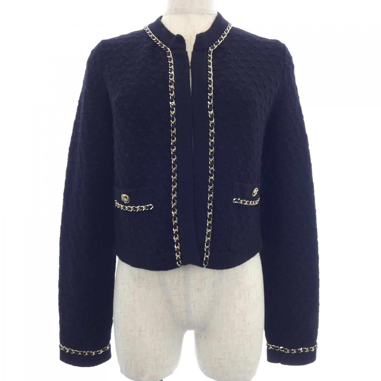 シャネル CHANEL P75724K10893 23B ノーカラージャケット