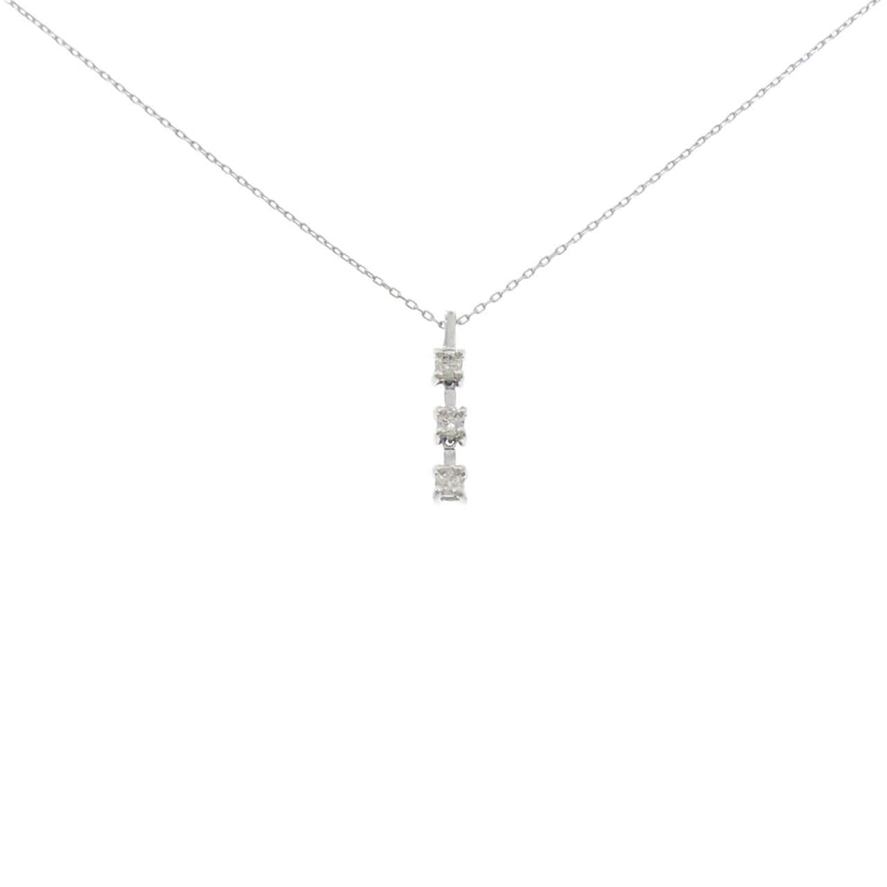 PT900/PT850 ダイヤモンド ネックレス 0.10CT