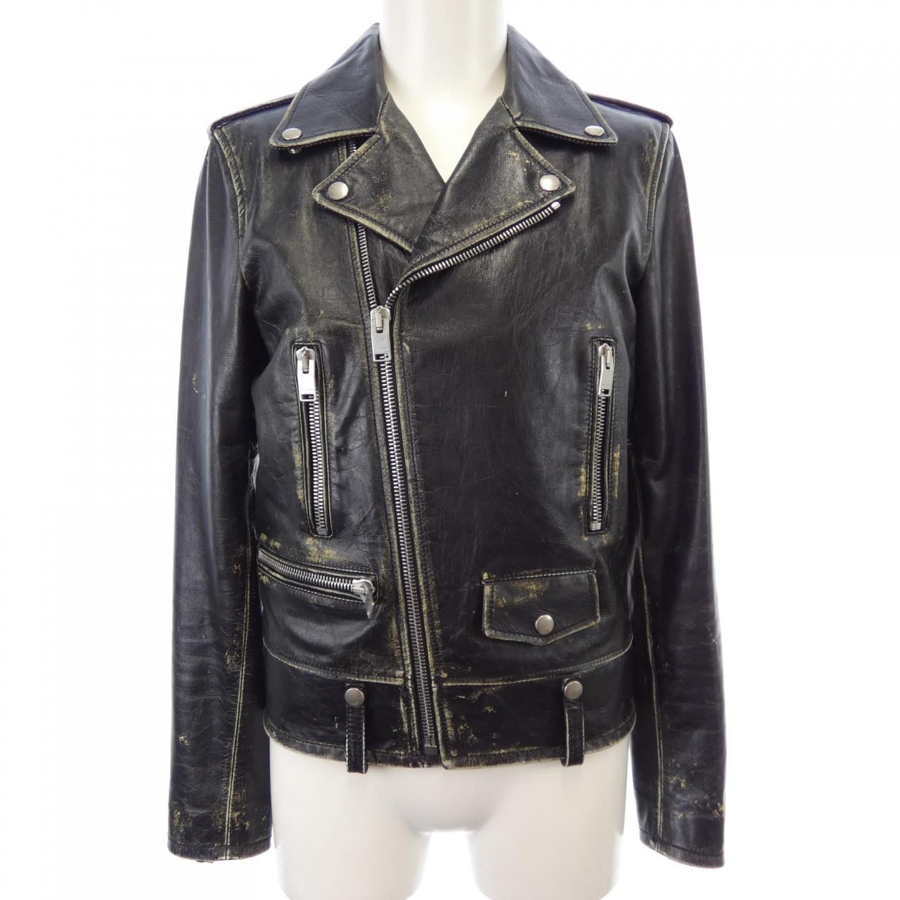 サンローラン SAINT LAURENT 397290 Y5QD1 レザーライダースジャケット