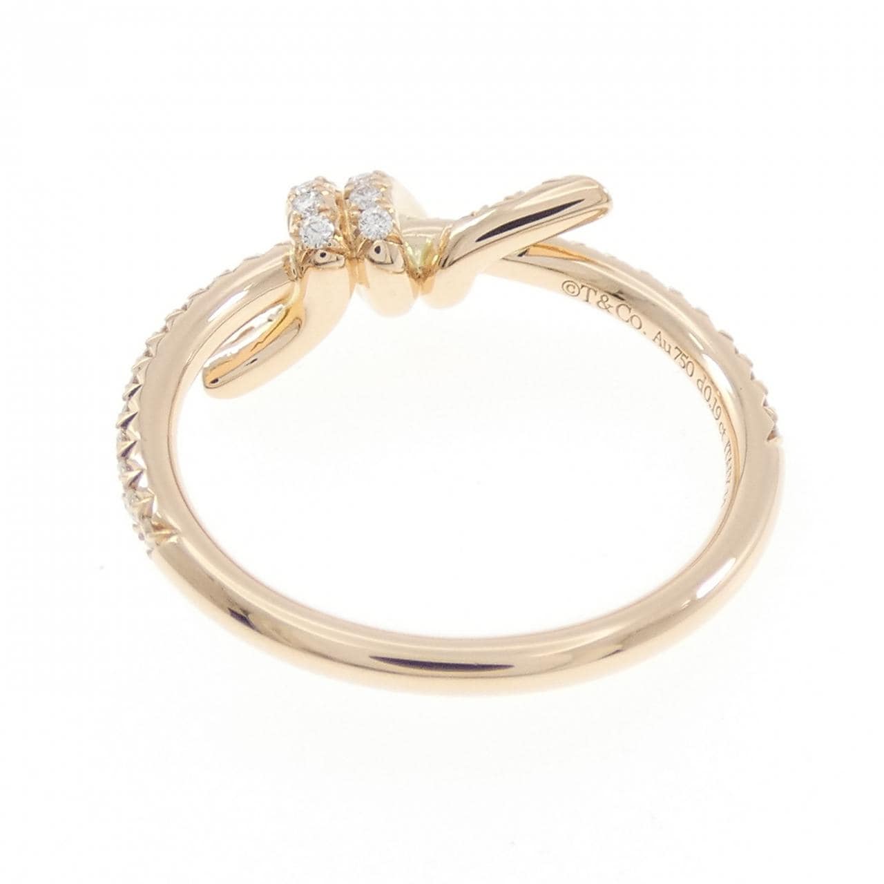 ティファニー ノット リング 0.19CT