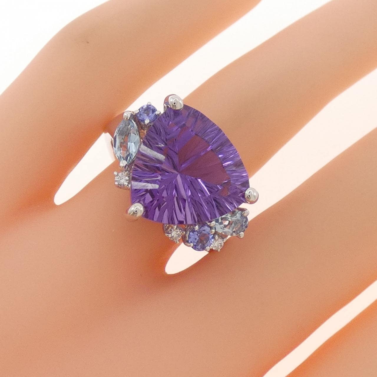 タサキ アメジスト リング 8.04CT