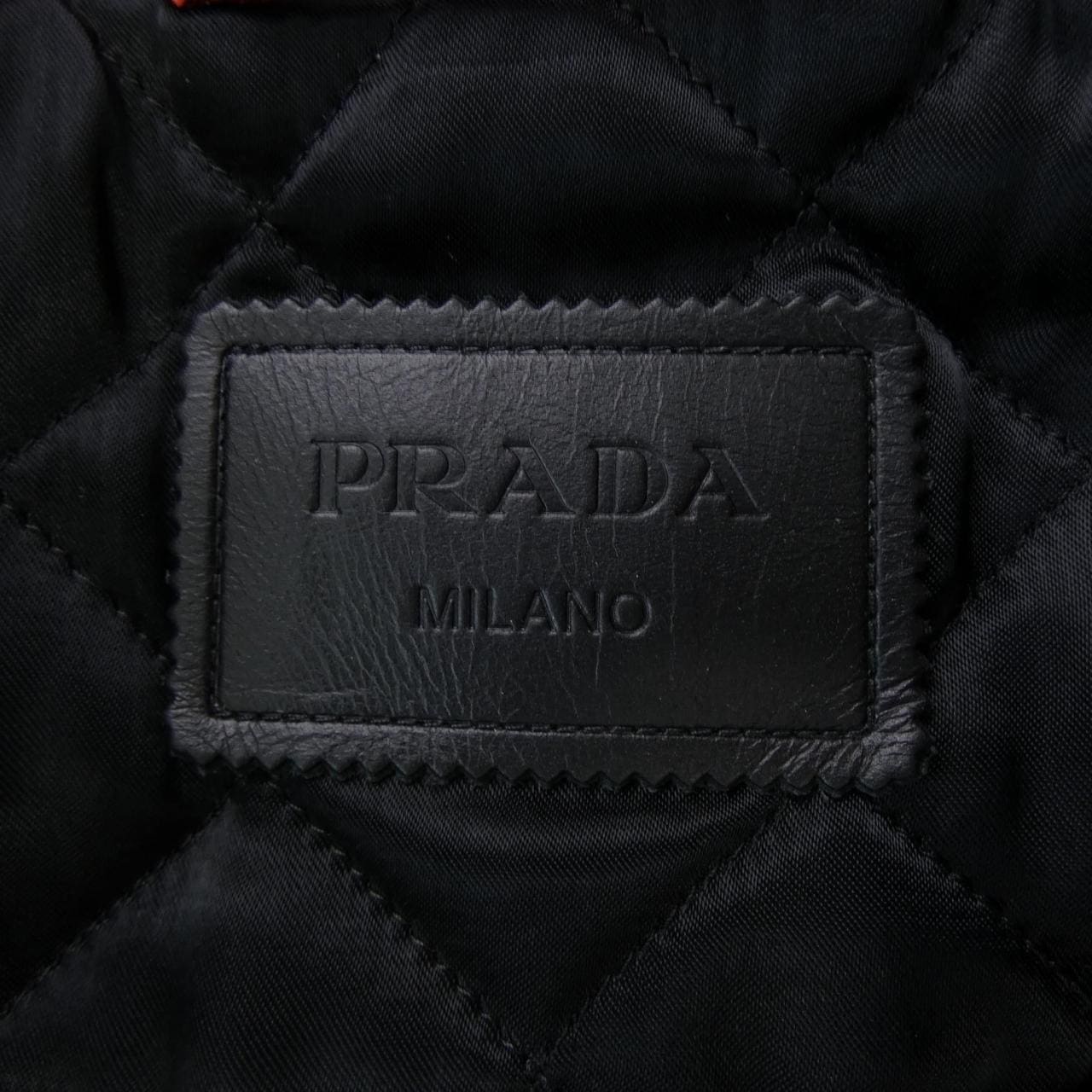 プラダ PRADA レザーライダースジャケット