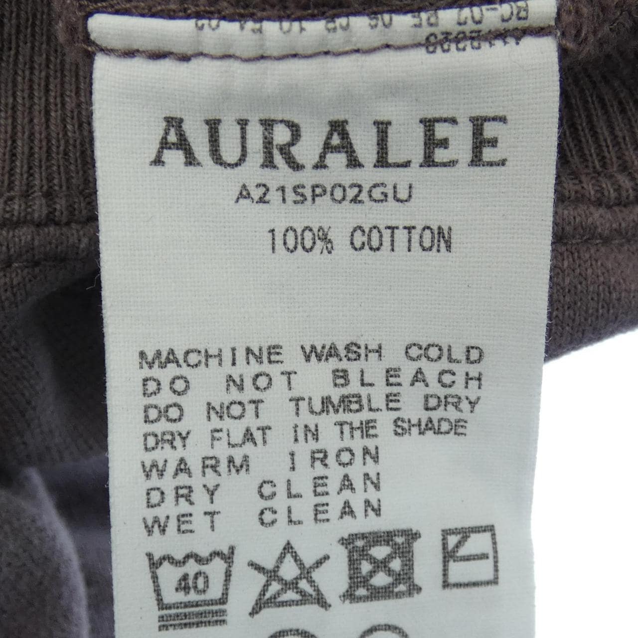 オーラリー AURALEE スウェット