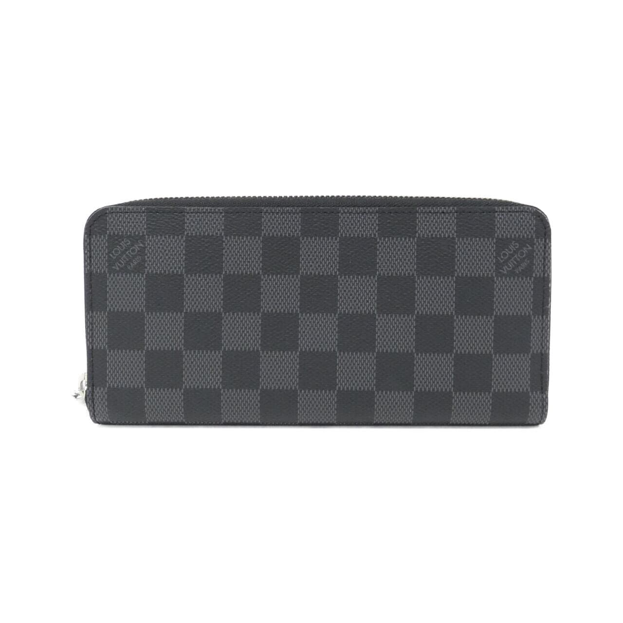 LOUIS VUITTON Damier Graphite Zippy Wallet Horizontal N00056 Wallet