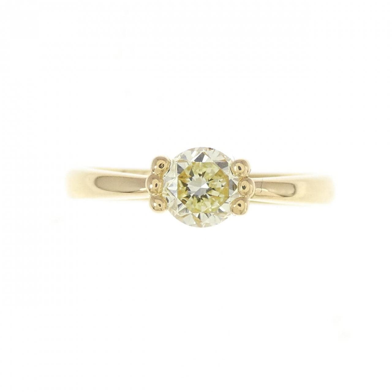 K18YG ダイヤモンド リング 0.45CT