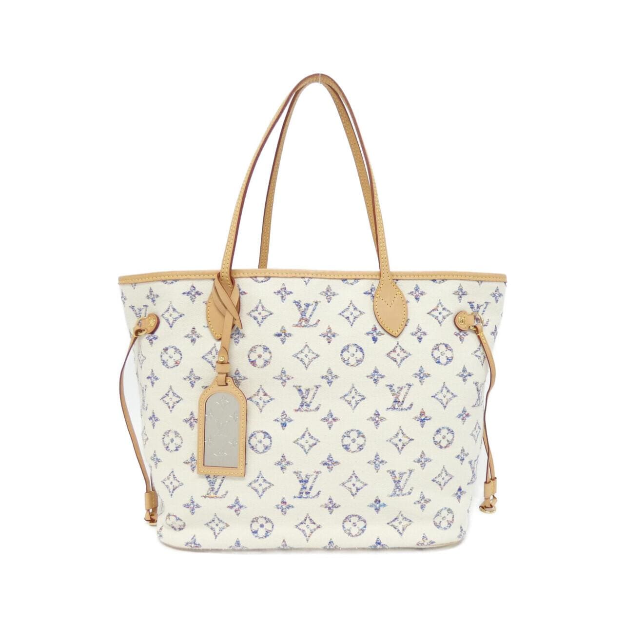 LOUIS VUITTON Monogram提花斜紋布 Neverfull 中號包 M24905