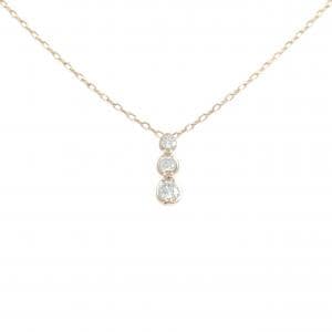 K10PG ダイヤモンド ネックレス 0.18CT