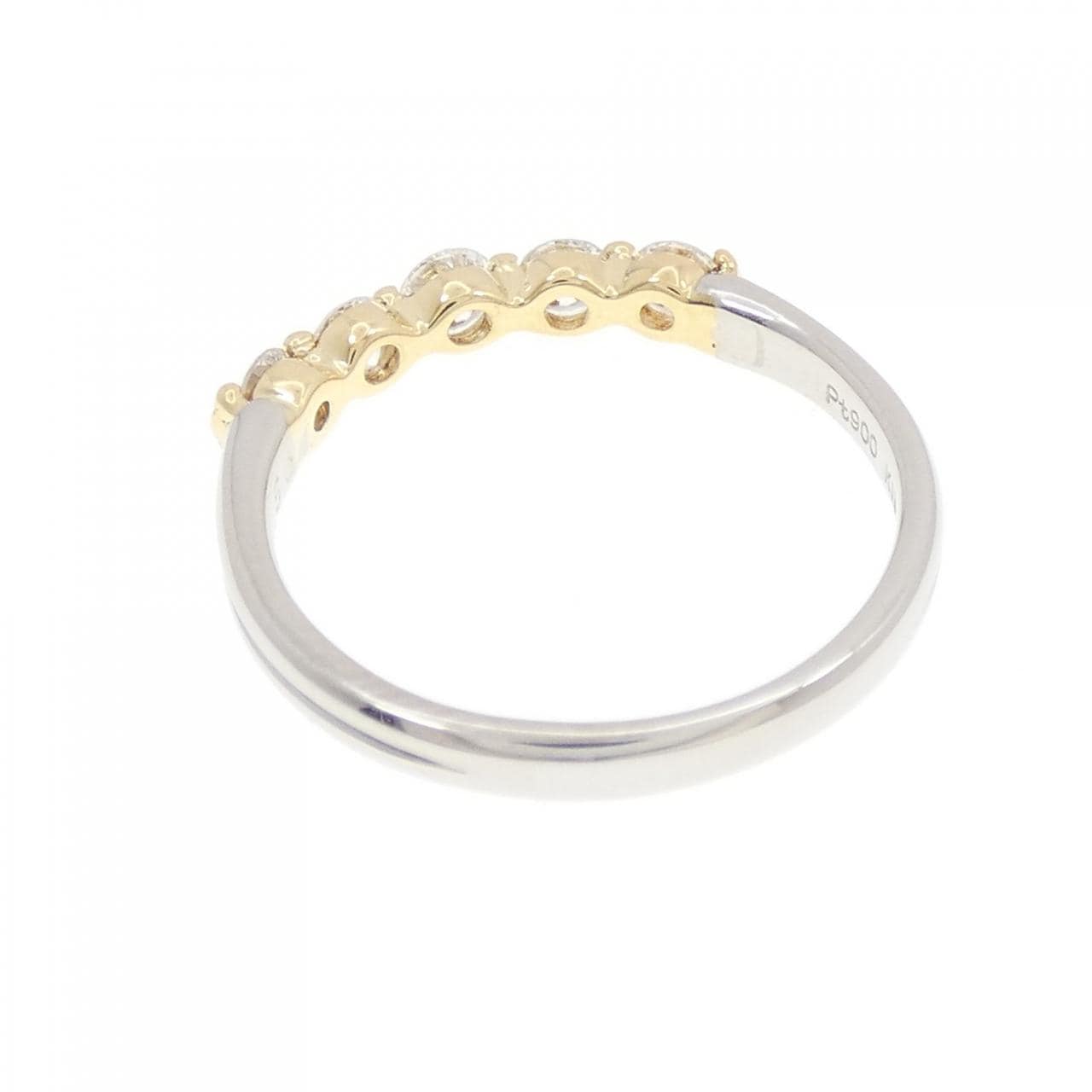 PT900/K18YG ダイヤモンド リング 0.50CT