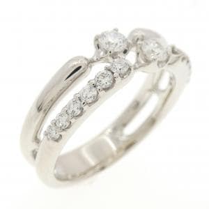 PT950 ダイヤモンド リング 0.35CT