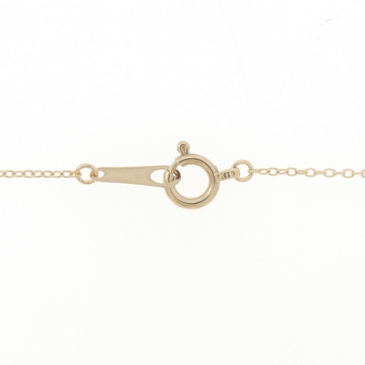 【リメイク】K10YG  ホースシュー ダイヤモンド ネックレス 0.15CT