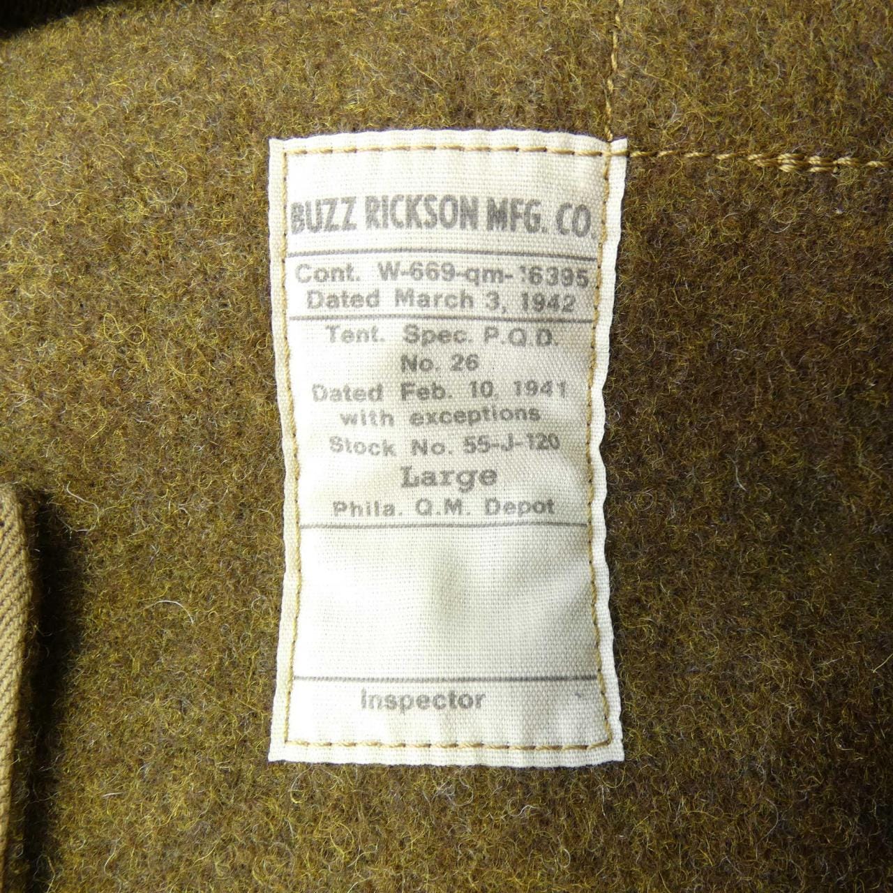 バズリクソンズ BUZZ RICKSON'S BR15146 ブルゾン