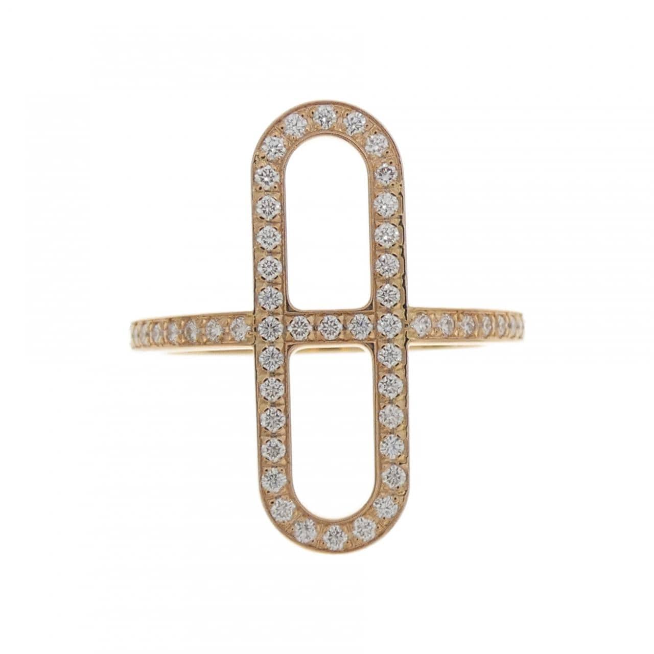 エルメス エヴァー シェーヌダンクル リング 0.24CT