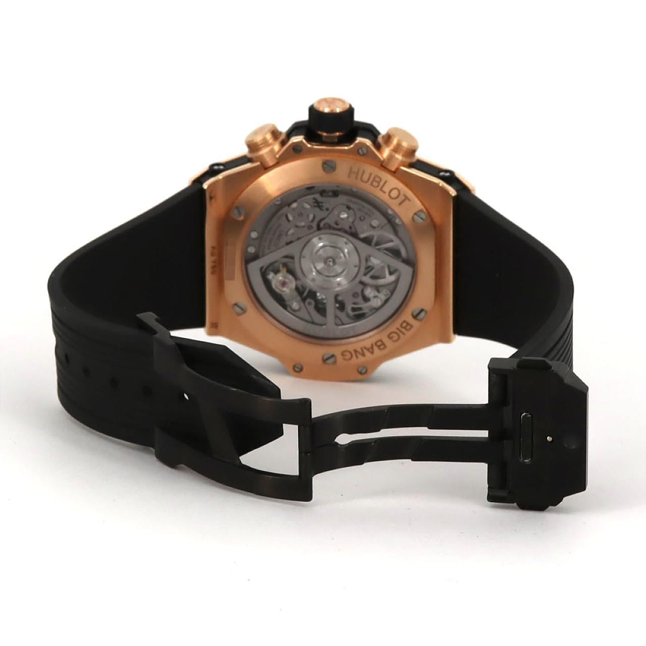 ウブロ ビッグバン ウニコ キングゴールドセラミック PG 441.OM.1181.RX PG･RG 自動巻