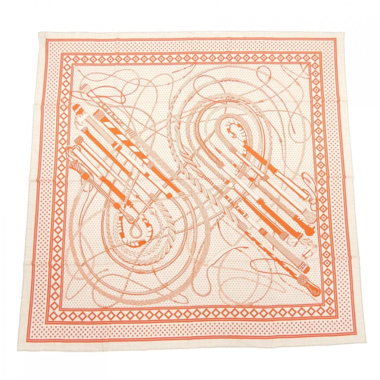 エルメス HERMES FOUETS ET BADINES BANDANA H243420S カレジェアン140 ショール