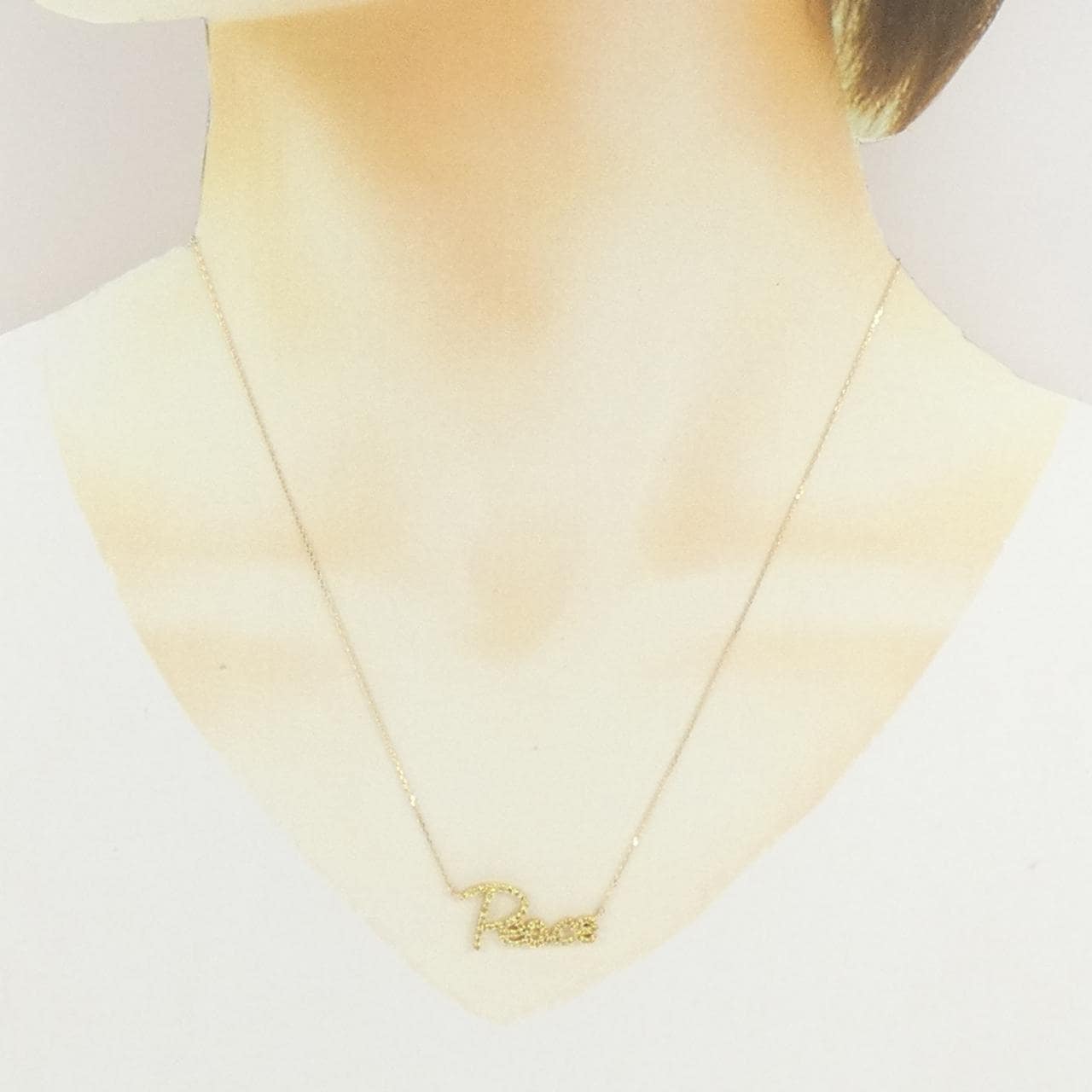 K18YG ダイヤモンド ネックレス 0.29CT