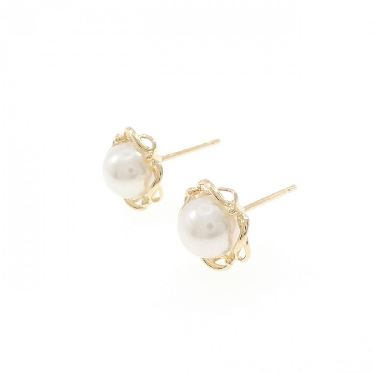 K18YG アコヤパール ピアス 5.9mm