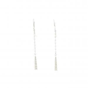 PT900 ダイヤモンド ピアス 0.20CT