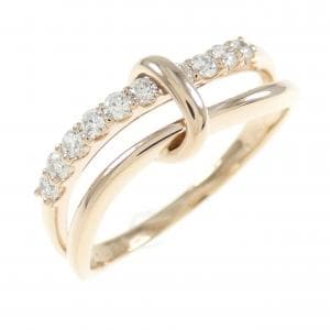 K18PG ダイヤモンド リング 0.20CT