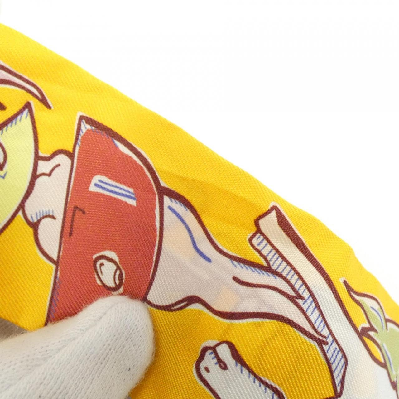 エルメス MILLE ET UN LAPINS ツイリー 064007S スカーフ