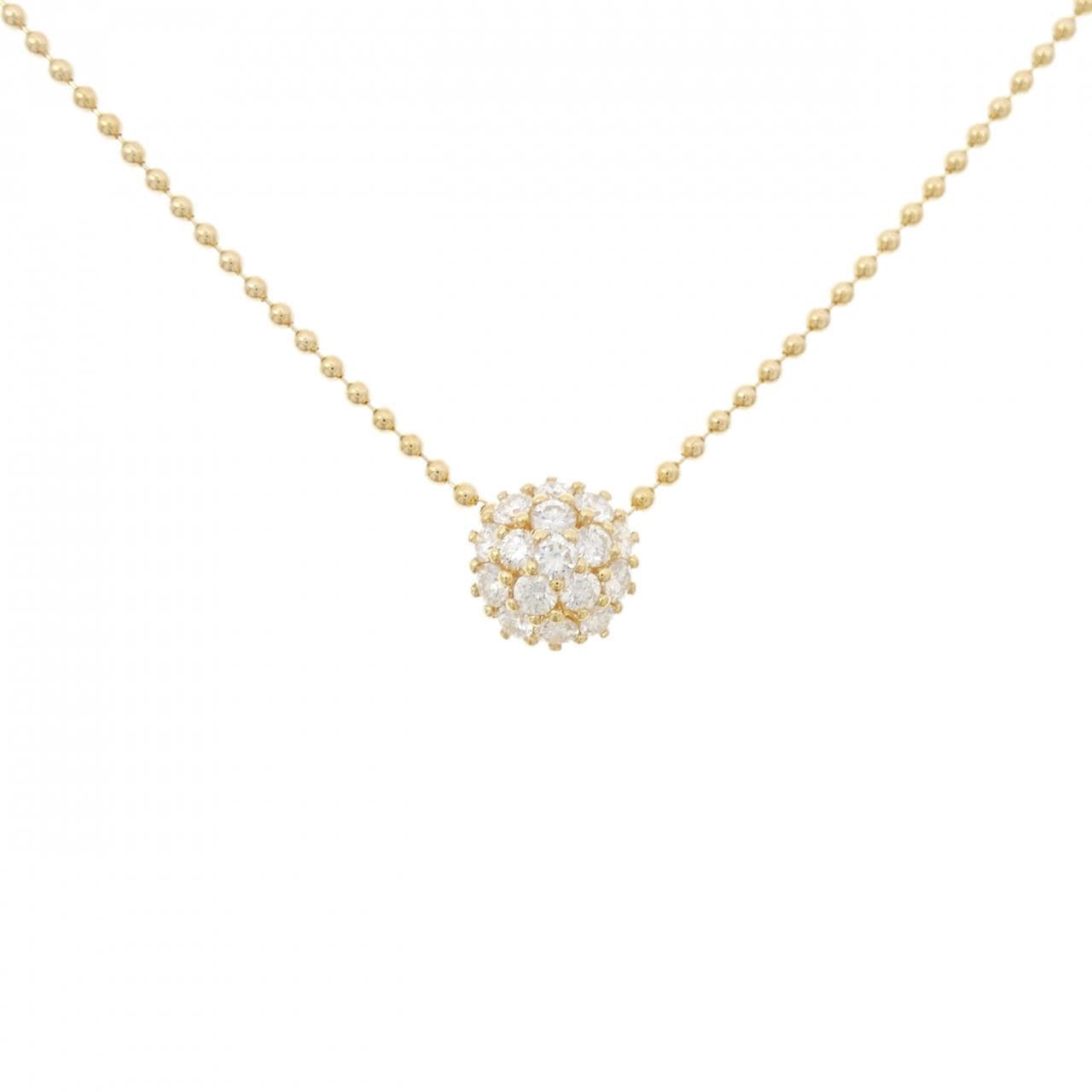 K18YG ダイヤモンド ネックレス 0.63CT