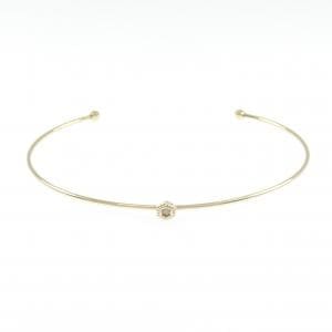 K10YG ダイヤモンド バングル 0.01CT