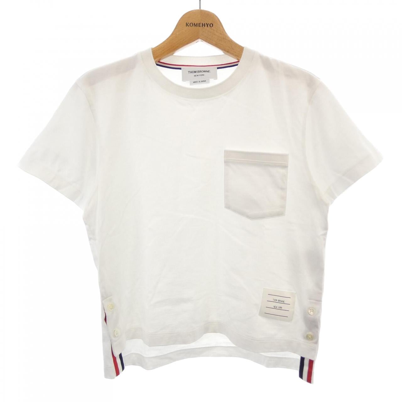 トムブラウン THOM BROWNE コットン ミラノ ポケットTシャツ FJS123A Tシャツ