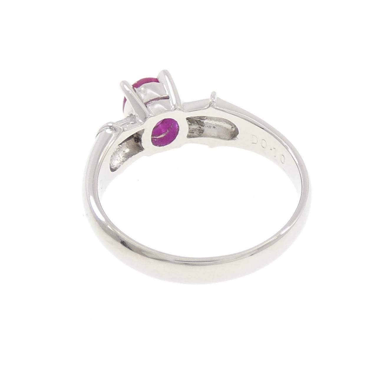 PT900 ルビー リング 0.57CT