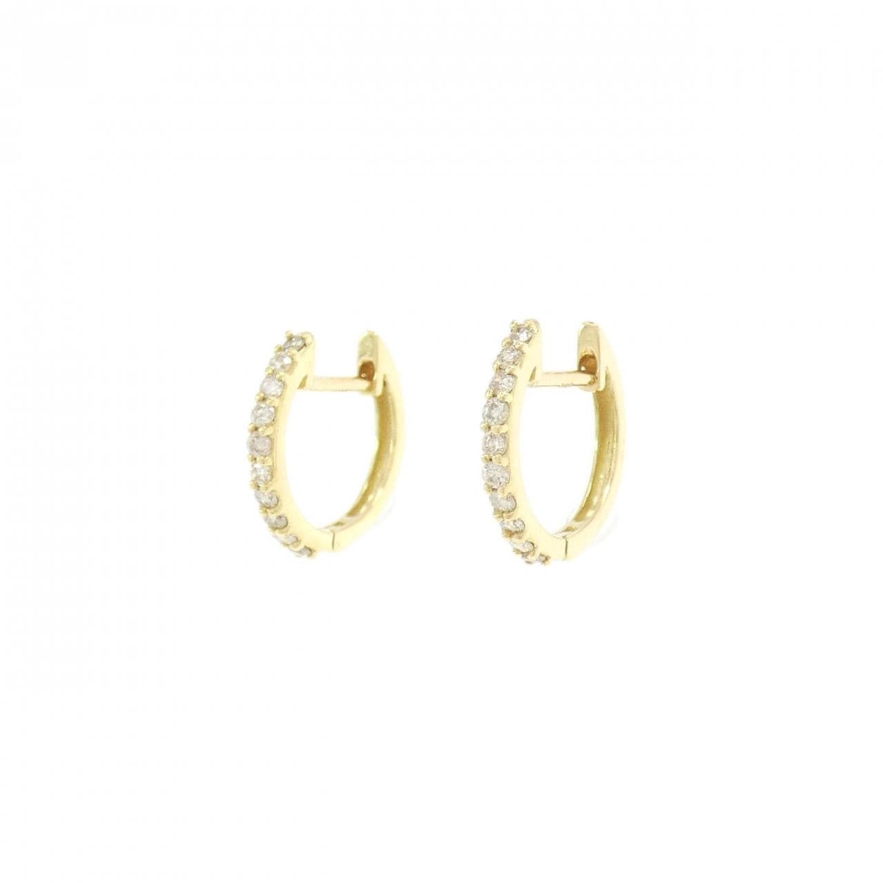 K18YG ダイヤモンド ピアス 0.20CT