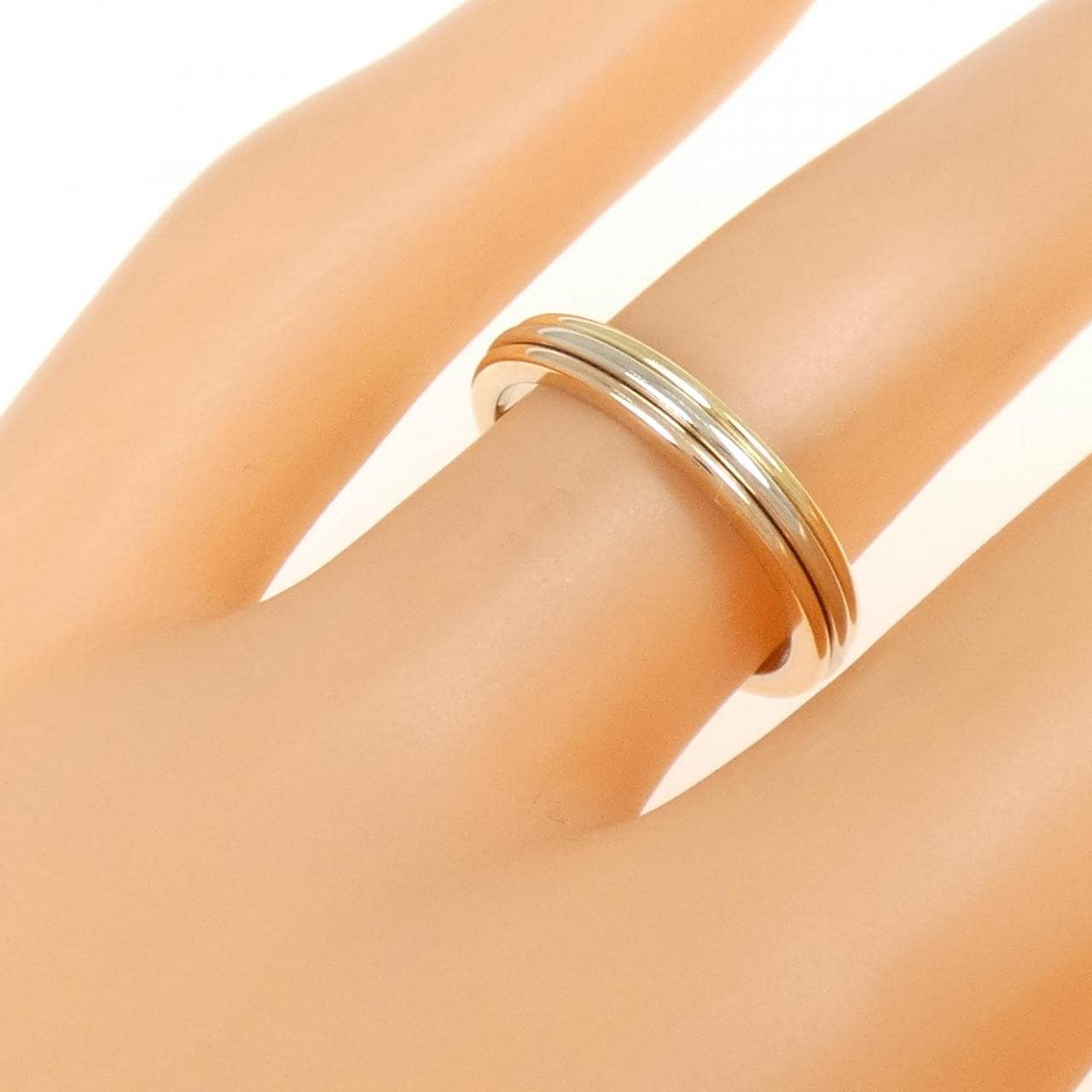 Cartier three gold wedding ring