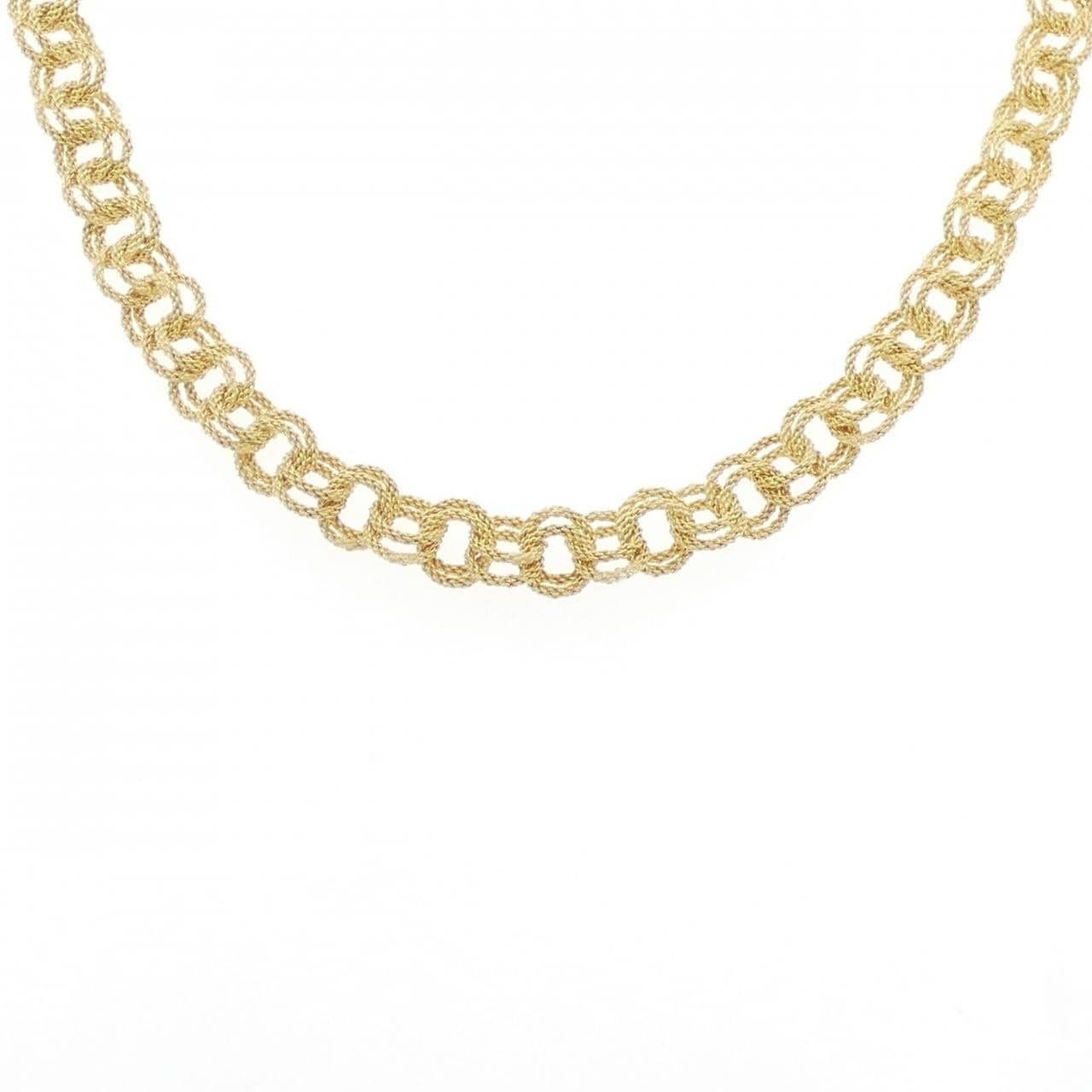 750YG/750WG necklace