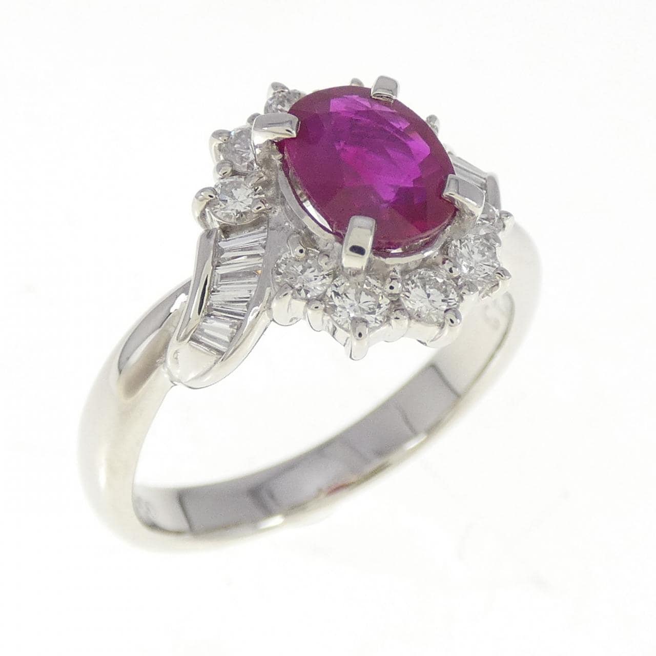 PT900 ルビー リング 0.99CT