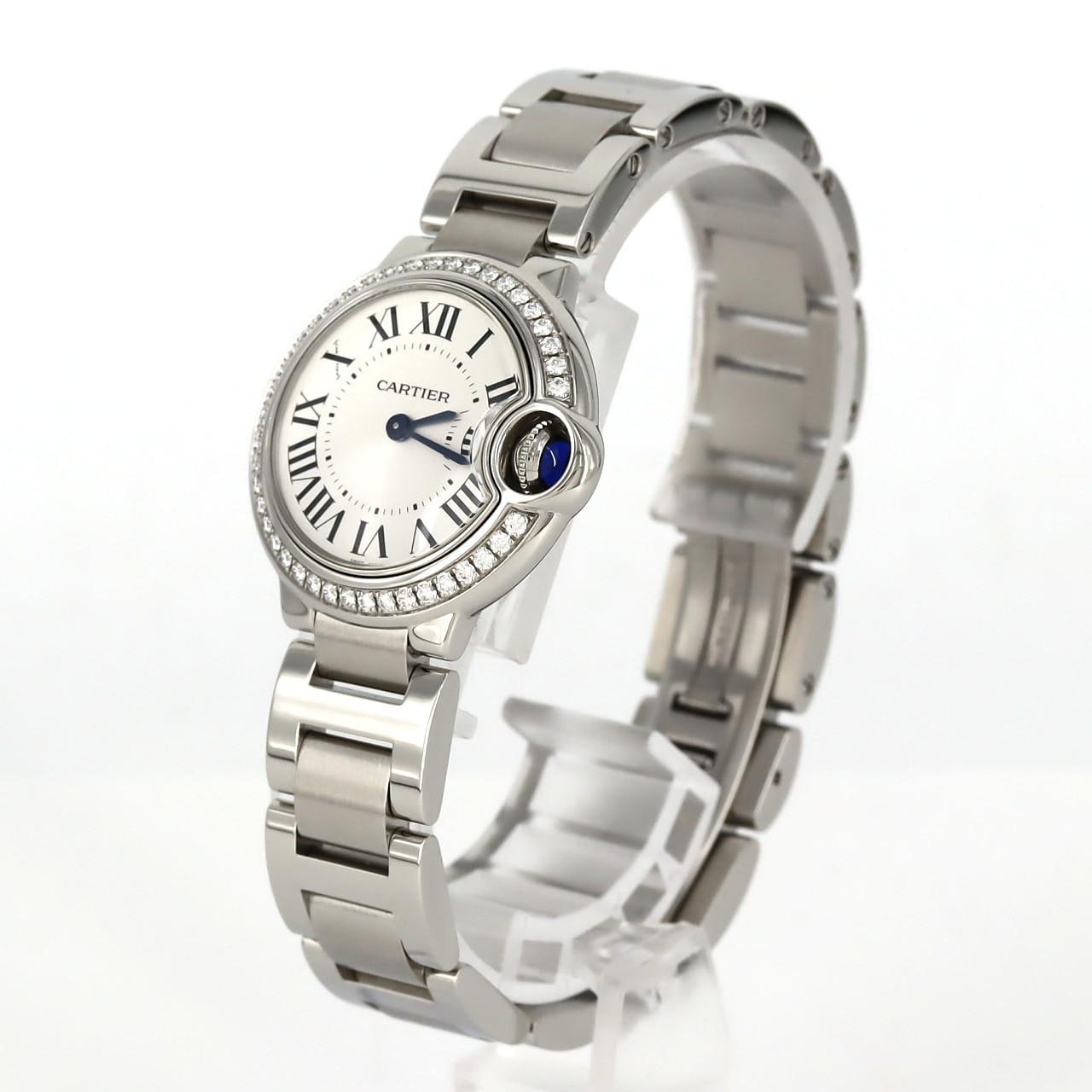 Cartier Ballon 藍色 SM/D W4BB0015 SS石英