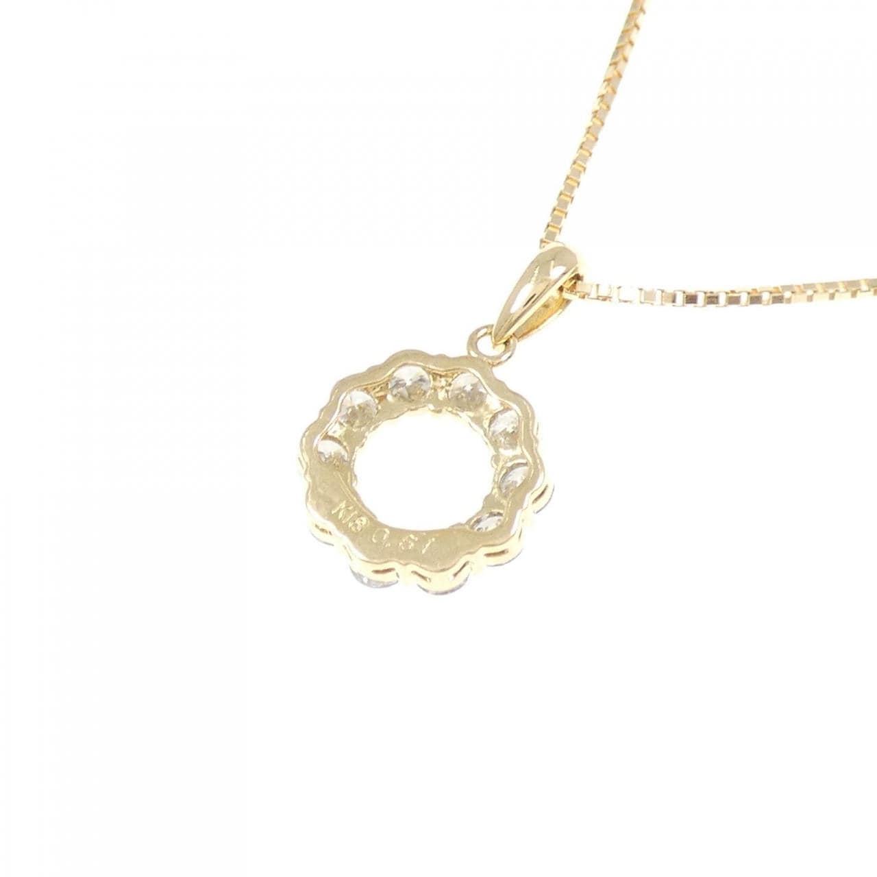 K18YG ダイヤモンド ネックレス 0.51CT
