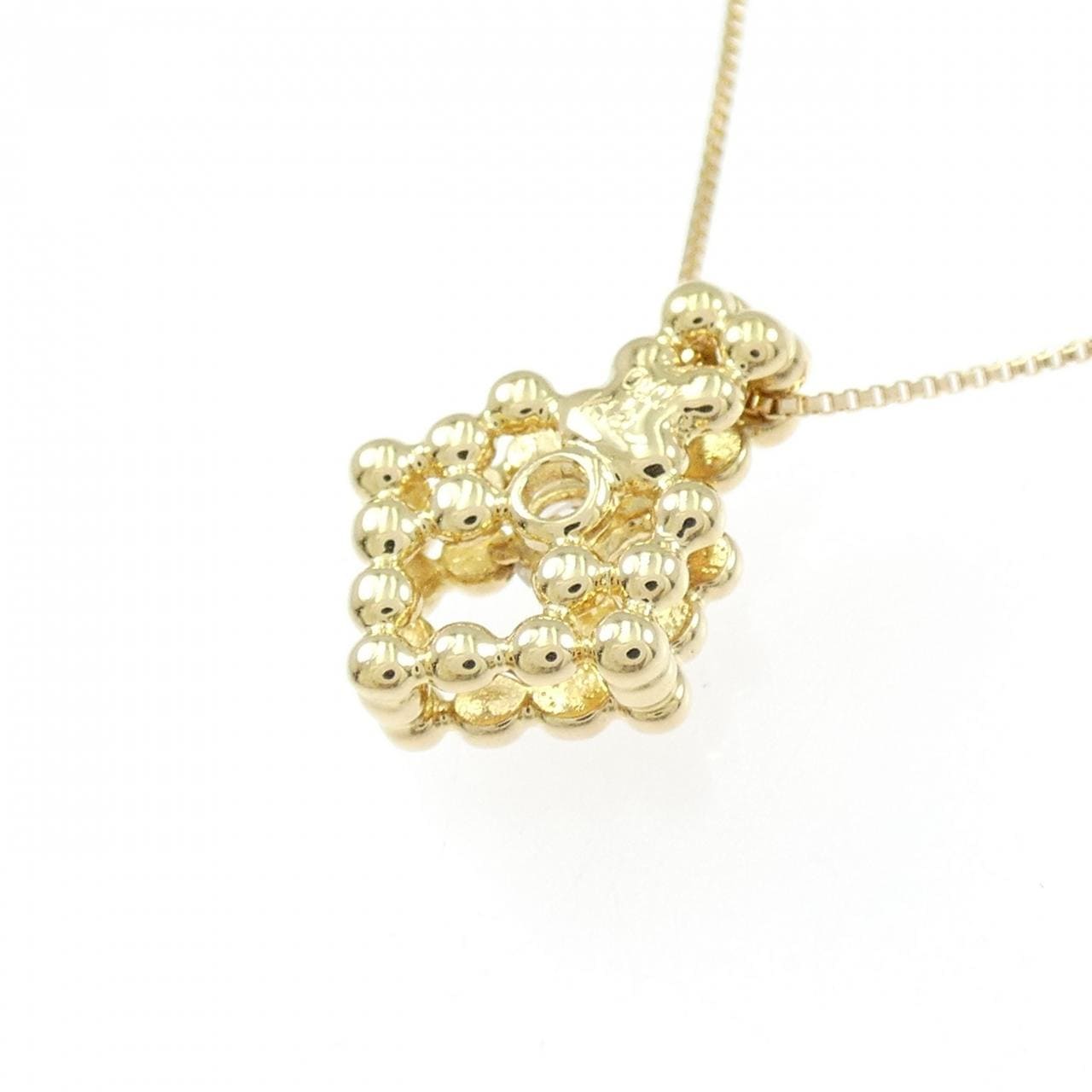 K18YG ダイヤモンド ネックレス 0.11CT